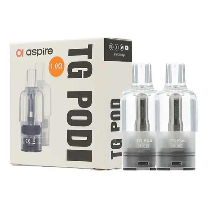 Aspire Cyber G (TG) Replacement Pod 2pack  Aspire 1.0ohm - 2ml  