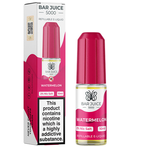 Bar Juice 5000 10mg Nic Salt E-Liquid 10ml  Bar Juice Watermelon 10mg 