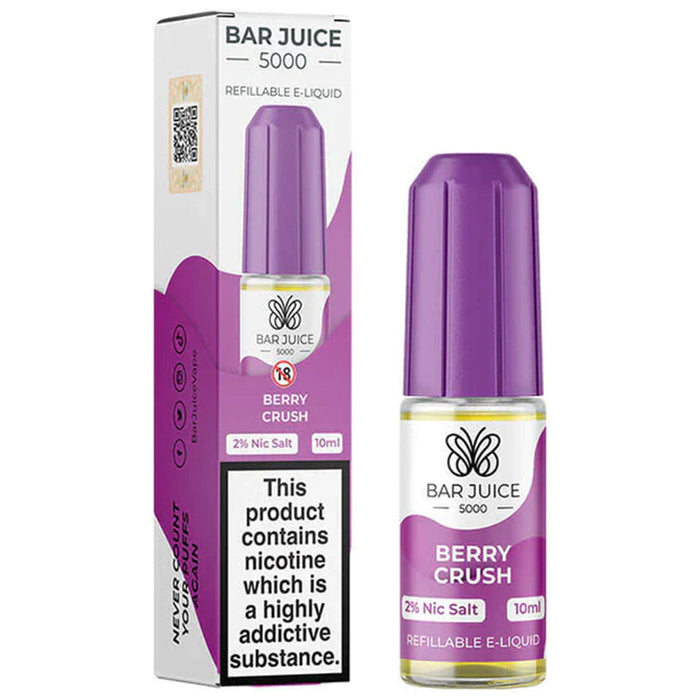 Bar Juice 5000 10mg Nic Salt E-Liquid 10ml  Bar Juice Berry Crush 10mg 