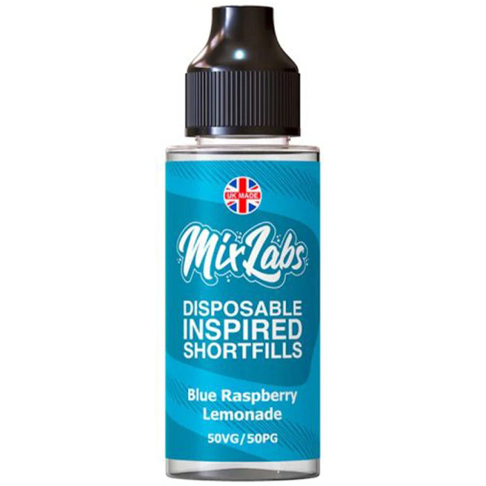 Blue Raspberry Lemonade Shortfill By Mix Labs 100ml  Mix Labs   