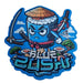 Cali Packs 3.5g Empty Mylar Bag Packaging  Cali Blue Sushi  