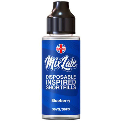 Blueberry Shortfill By Mix Labs 100ml  Mix Labs   