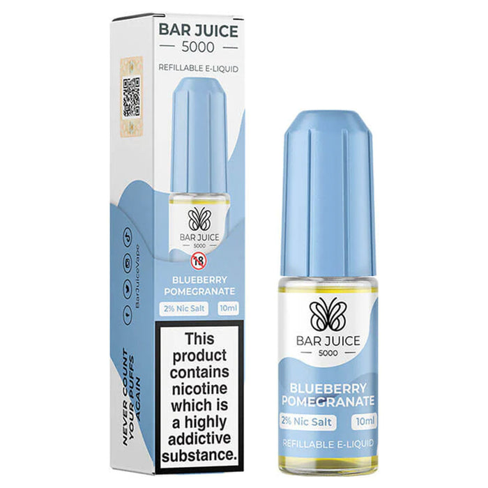 Bar Juice 5000 10mg Nic Salt E-Liquid 10ml  Bar Juice Blueberry Pomegranate 10mg 