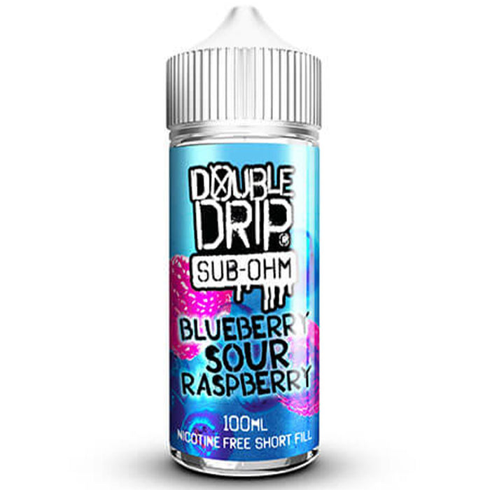 Blueberry Sour Raspberry E-Liquid by Double Drip 100ml  Double Drip Coil Sauce   