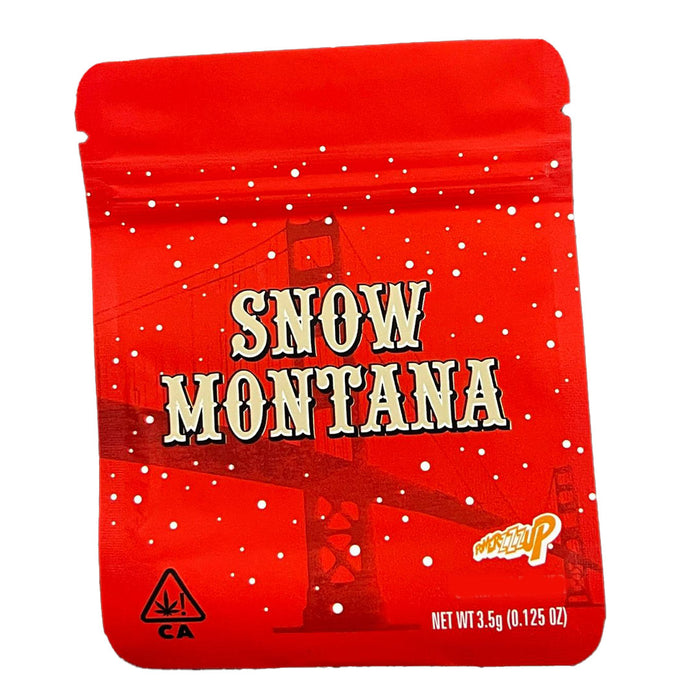 Cali Packs 3.5g Empty Mylar Bag Packaging  Cali Snow Montana  