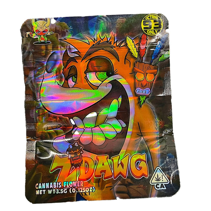 Cali Packs 3.5g Empty Mylar Bag Packaging