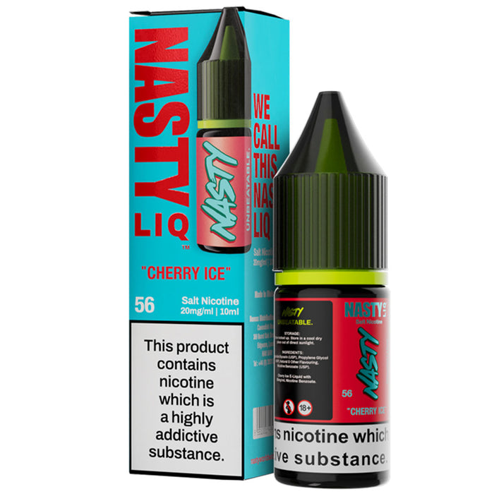 Cherry Ice Nic Salt E-Liquid By Nasty Liq  Nasty Juice   