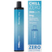 Chill Zero 3000 Puffs Disposable 0mg  Chill Zero Blue Razz  