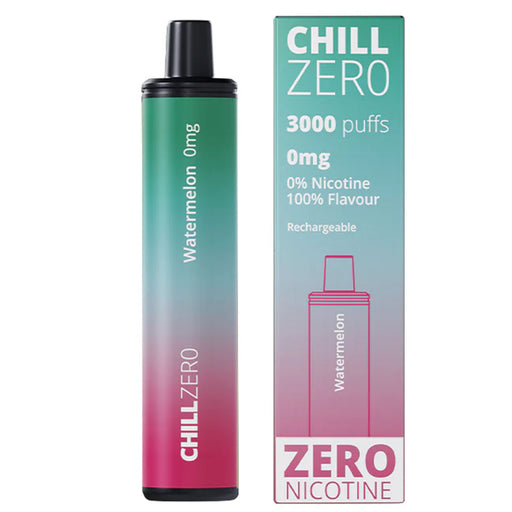 Chill Zero 3000 Puffs Disposable 0mg  Chill Zero Watermeon  