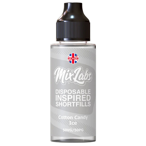 Cotton Candy Ice Shortfill By Mix Labs 100ml  Mix Labs   
