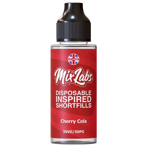 Cherry Cola Shortfill By Mix Labs 100ml  Mix Labs   