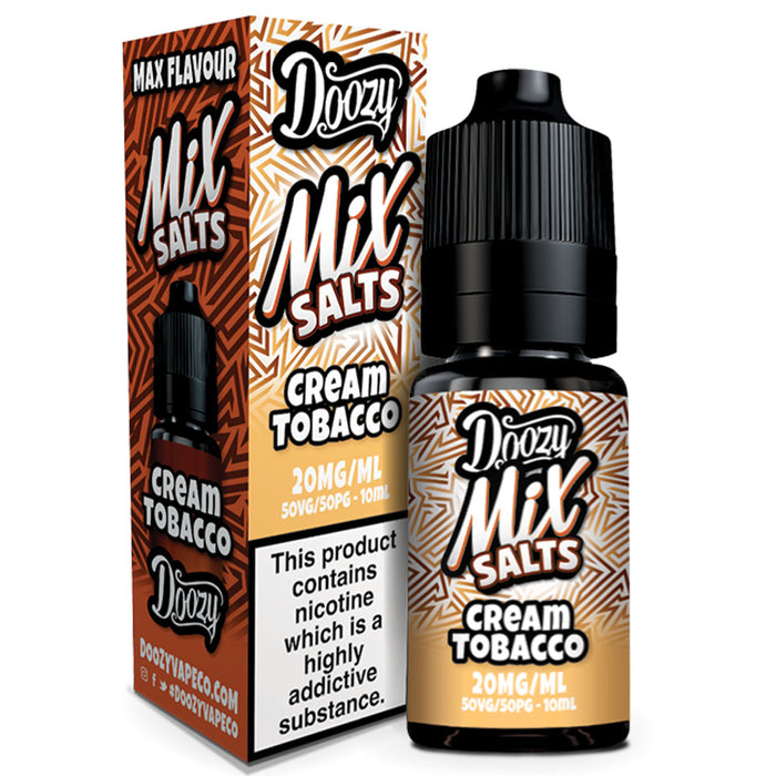 Doozy Mix Salts Cream Tobacco Nic Salt E-liquid  Doozy Vape   