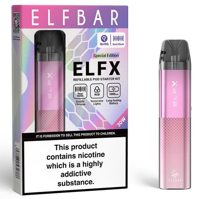 Elf Bar ELFX Pod Vape Kit  Elf Bar Pink  