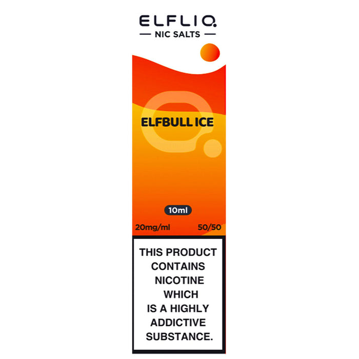 Elf Bar Elfliq 20mg E Liquid Nicotine Salt 10ml  Elf Bar Elfbull Ice 20mg 