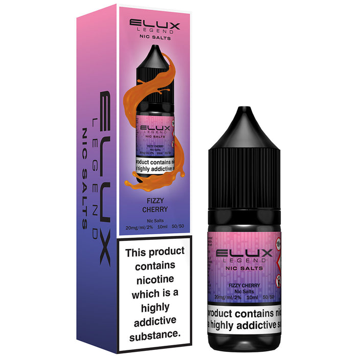 Elux Legend 20mg E Liquid Nic Salt 10ml  Elux Pro Fizzy Cherry 20mg 