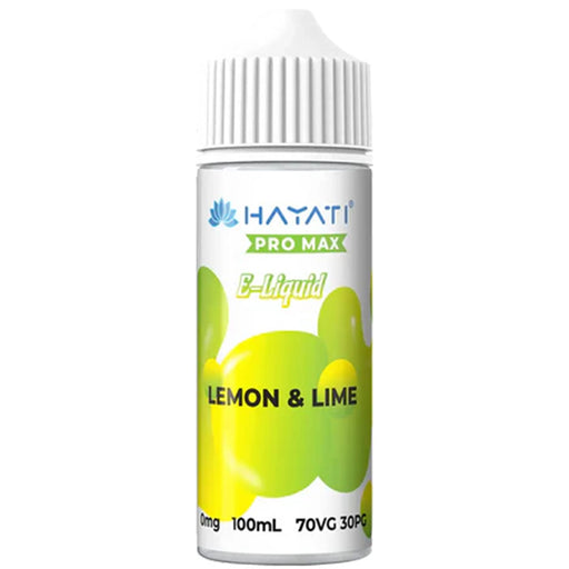 Hayati Pro Max Eliquid 50/50 100ml Shortfill E liquid  Hayati Lemon & Lime  