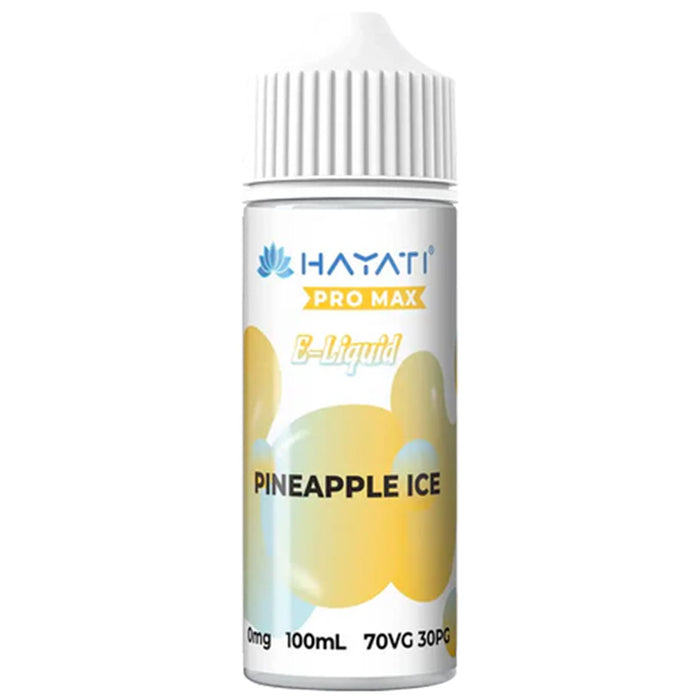 Hayati Pro Max Eliquid 50/50 100ml Shortfill E liquid  Hayati Pineapple Ice  