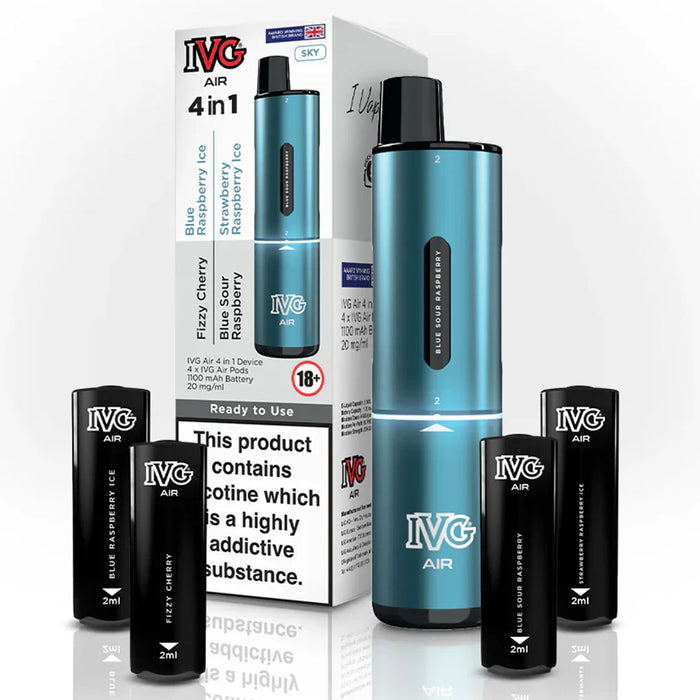 IVG Air 4 in 1 Rechargeable Pod Kit  I VG Sky Edition  