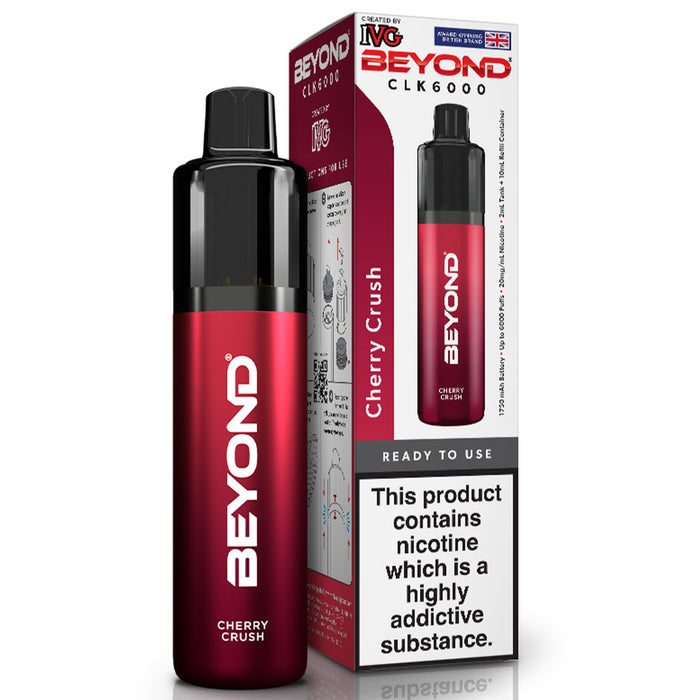 IVG Beyond CLK 6000 Disposable Vape  I VG Cherry Crush  