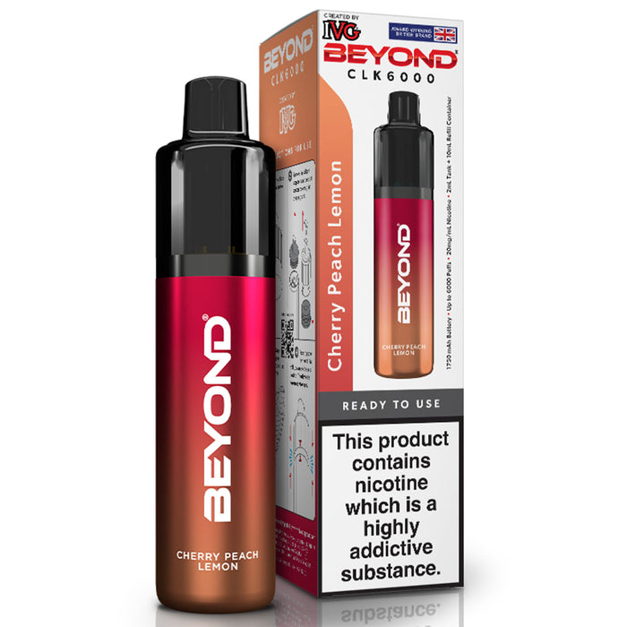 IVG Beyond CLK 6000 Disposable Vape  I VG Cherry Peach Lemon  