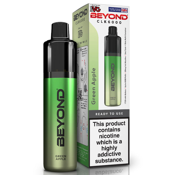 IVG Beyond CLK 6000 Disposable Vape  I VG Green Apple  