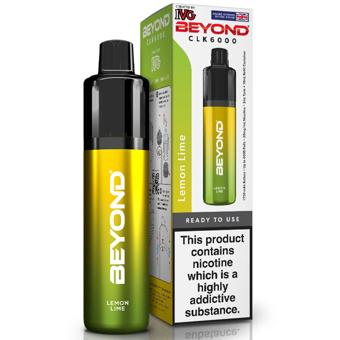 IVG Beyond CLK 6000 Disposable Vape  I VG Lemon Lime  