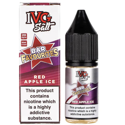 IVG Salt Bar Favourites Red Apple Ice 10ml  I VG   