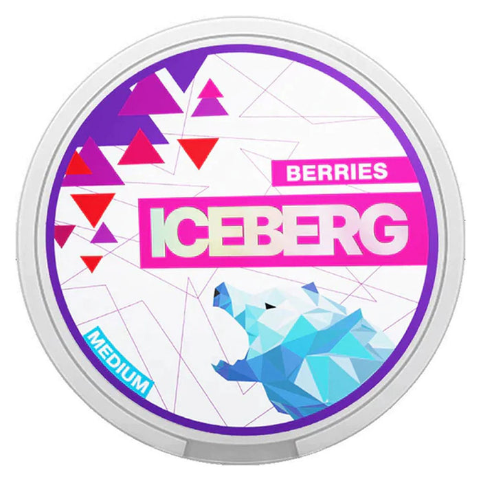 Iceberg Medium Nicotine Pouches  Iceberg 20mg Berries 