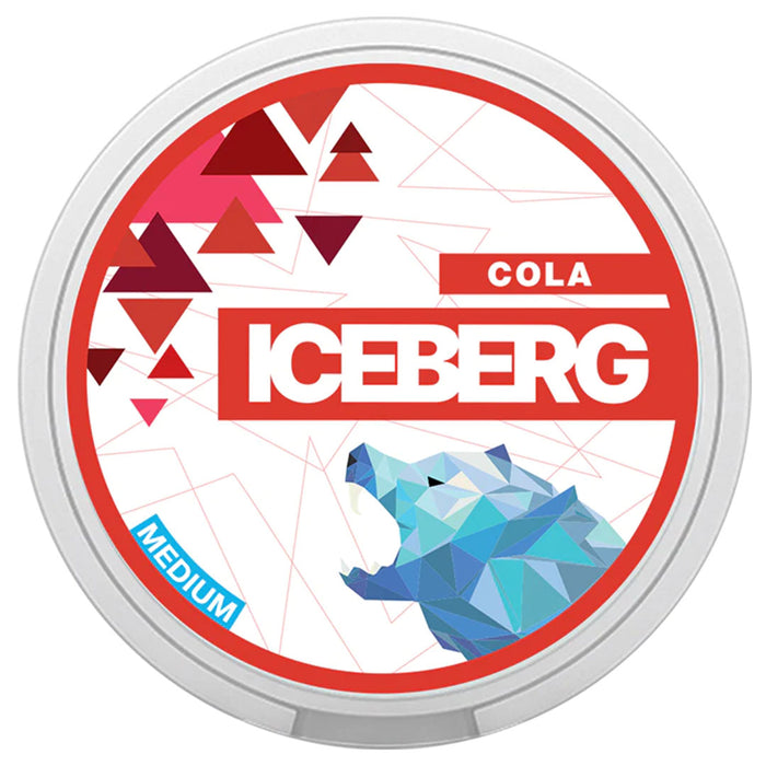 Iceberg Medium Nicotine Pouches  Iceberg 20mg Cola 