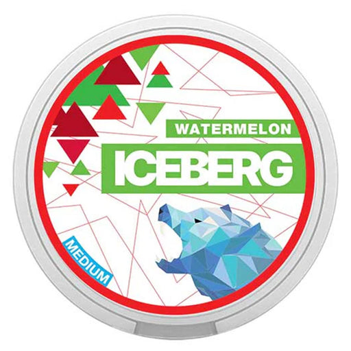 Iceberg Medium Nicotine Pouches  Iceberg 20mg Watermelon 