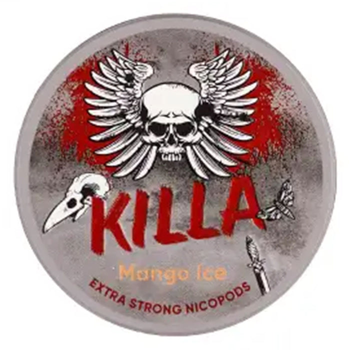 Killa Nicotine Pouches  Killa Dry - Mango Ice  