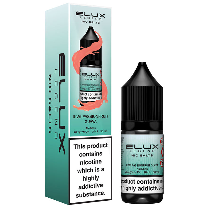 Elux Legend 10mg E Liquid Nic Salt 10ml  Elux Pro Kiwi Passionfruit Guava 10mg 