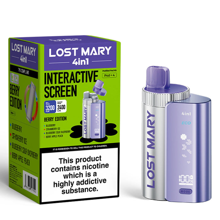 Lost Mary 4in1 2400 Pod Kit  Lost Mary Berry Edition  