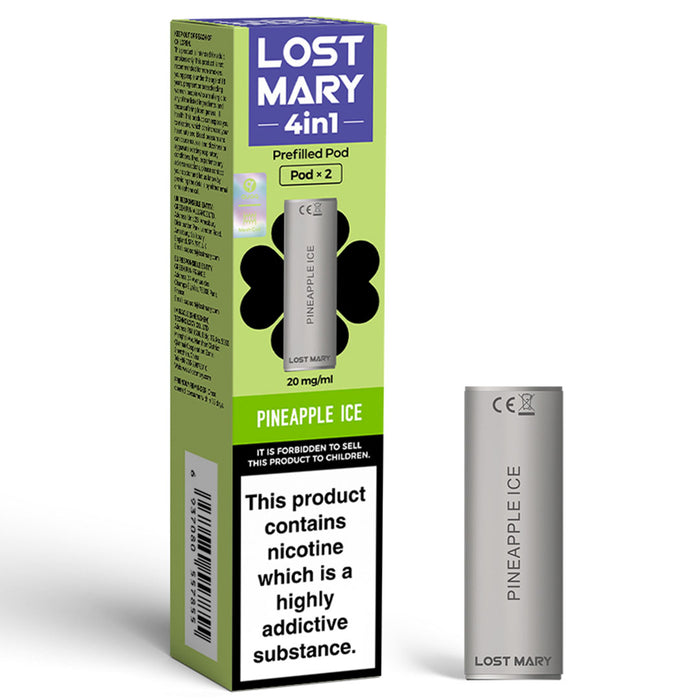 Lost Mary 4in1 Prefilled Pod  Lost Mary Pineapple Ice  
