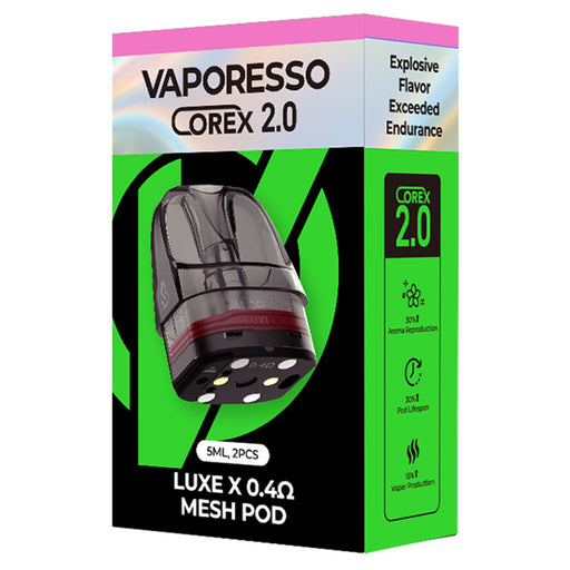Vaporesso LUXE X Pod  Vaporesso Corex 2.0 XL - 0.4Ω Mesh  