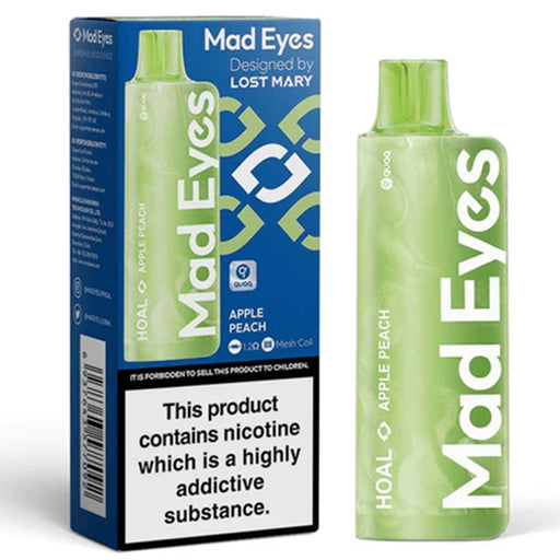 Mad Eyes HOAL Disposable Vape By Lost Mary  Lost Mary Apple Peach  