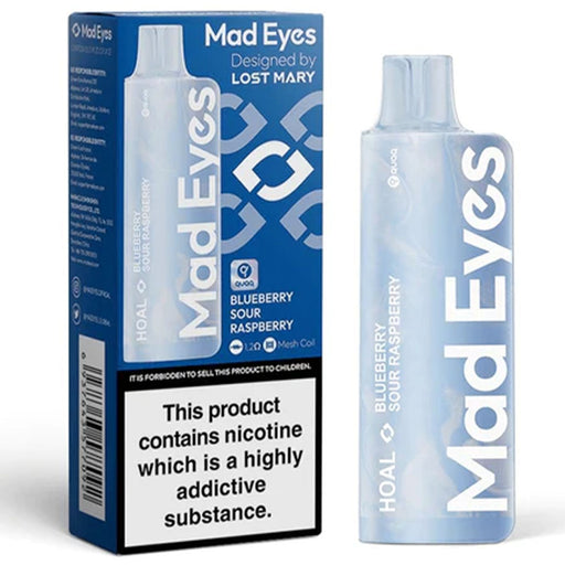 Mad Eyes HOAL Disposable Vape By Lost Mary  Lost Mary Blueberry Sour Raspberry  