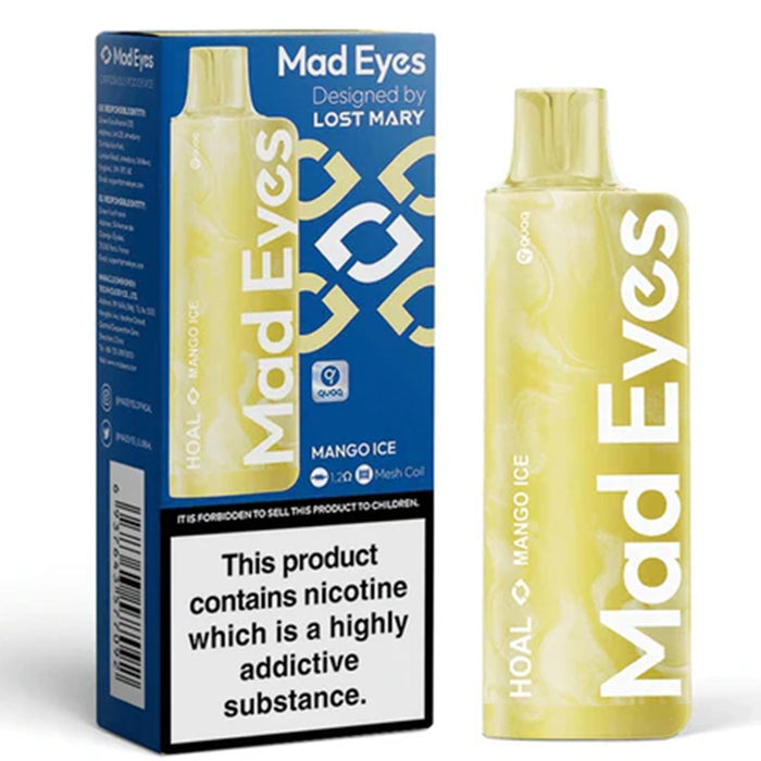 Mad Eyes HOAL Disposable Vape By Lost Mary  Lost Mary Mango Ice  