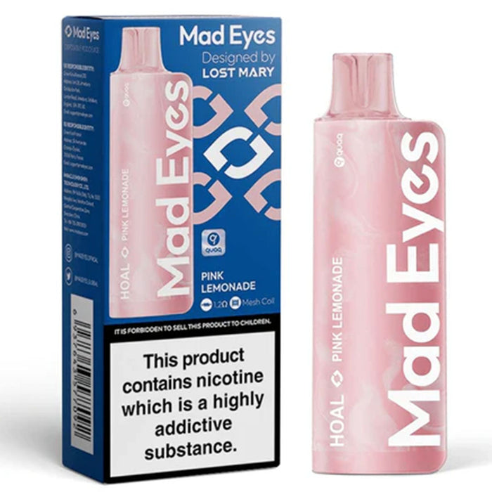 Mad Eyes HOAL Disposable Vape By Lost Mary  Lost Mary Pink Lemonade  