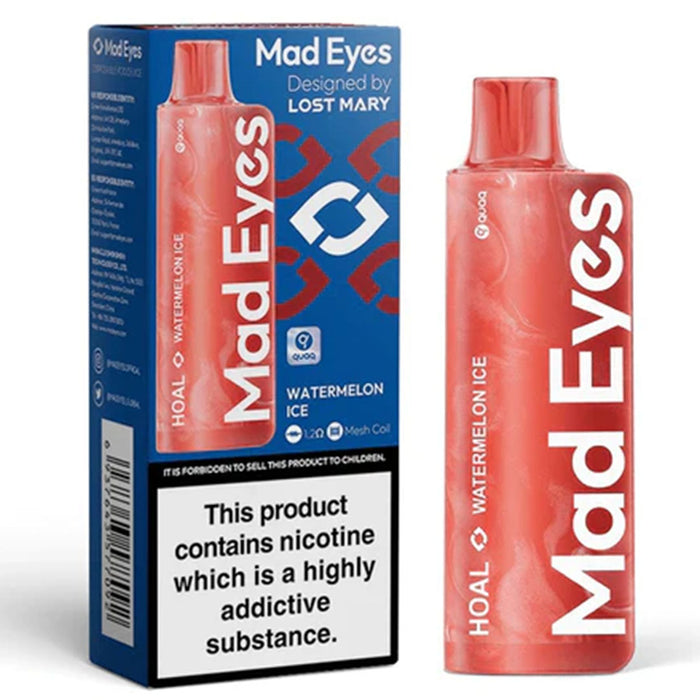 Mad Eyes HOAL Disposable Vape By Lost Mary  Lost Mary Watermelon Ice  