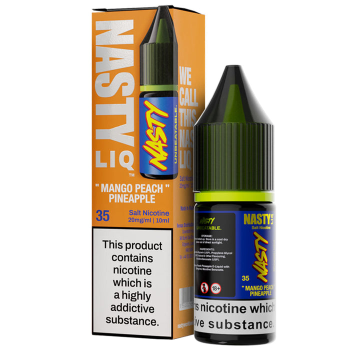 Mango Peach Pineapple Nic Salt E-Liquid By Nasty Liq  Nasty Juice   