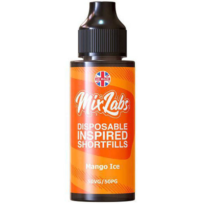 Mango ice Shortfill By Mix Labs 100ml  Mix Labs   