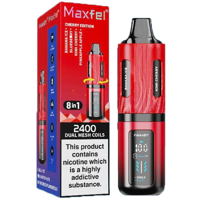 Maxfel Legend 2400 8 in 1 Disposable  Maxfel Cherry Edition  