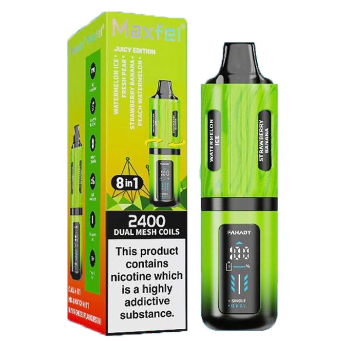 Maxfel Legend 2400 8 in 1 Disposable  Maxfel Juicy Edition  