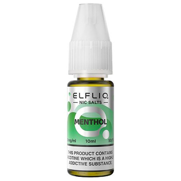 Elf Bar Elfliq 10mg E Liquid Nicotine Salt 10ml  Elf Bar Menthol 10mg 