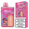 Mivio Wigo 8000 Puffs Refillable Rechargeable Vape 20mg Mivio Strawberry Cherry Raspberry