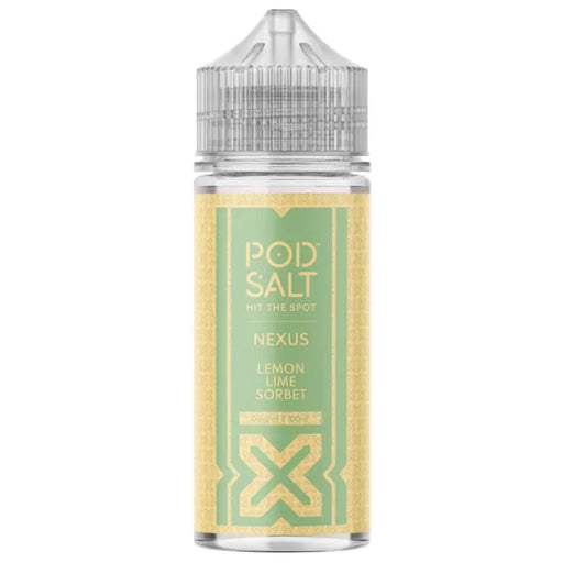 Nexus Lemon Lime Sorbet 100ml Shortfill by Pod Salt  Pod Salts   