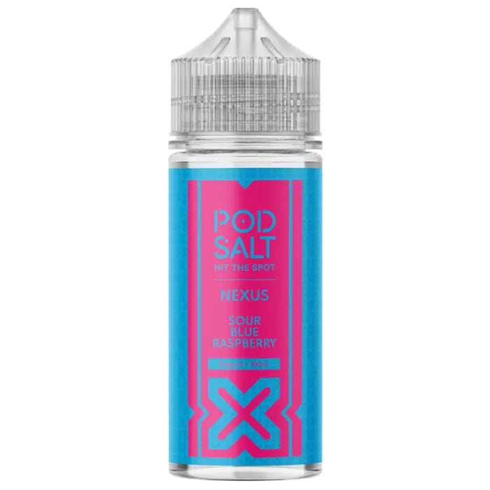 Nexus Sour Blue Raspberry 100ml Shortfill by Pod Salt  Pod Salts   