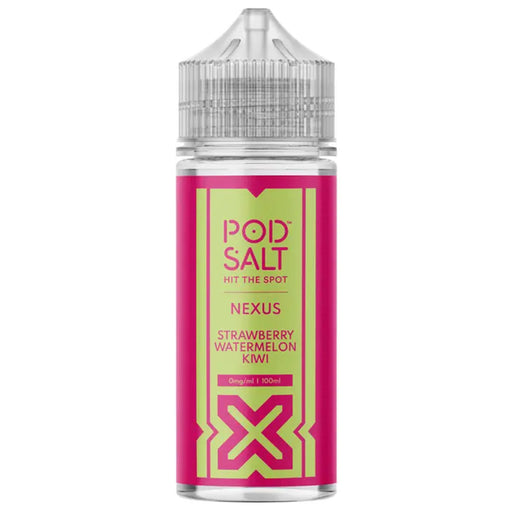 Nexus Strawberry Watermelon Kiwi 100ml Shortfill by Pod Salt  Pod Salts   