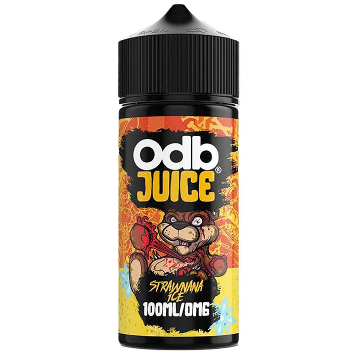 ODB Juice 0mg 100ml Shortfill  ODB Juice Strawnana Ice  